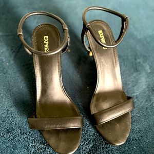 Black heels from express gentle used